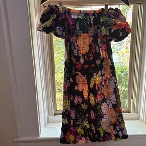 Floral Off-Shoulder Dress